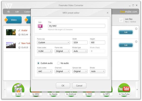 Скриншот программы freemake video converter для windows 10