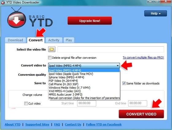 Скриншот программы ytd video downloader