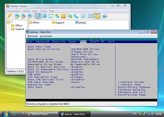 Скриншот программы radmin viewer для windows 10