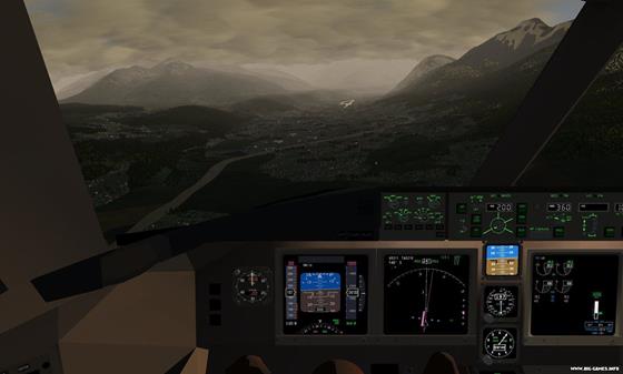 Скриншот программы flightgear