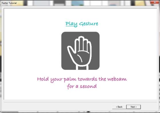 Скриншот программы flutter
