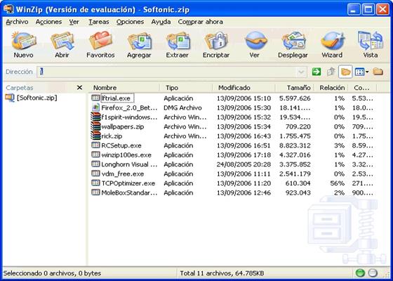 Скриншот программы winzip для windows 10