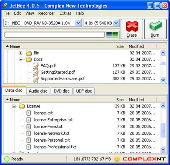 Скриншот программы jetbee