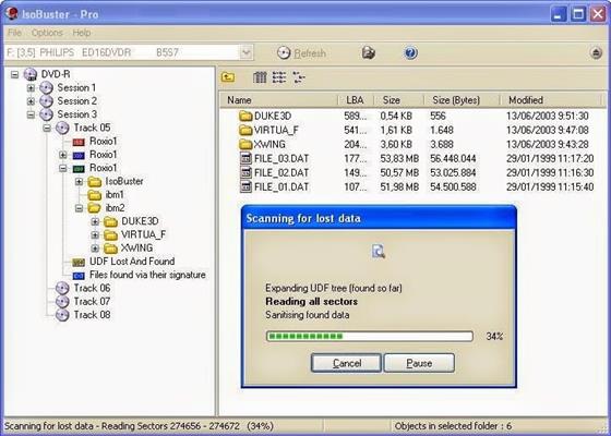 Скриншот программы isobuster для windows 10