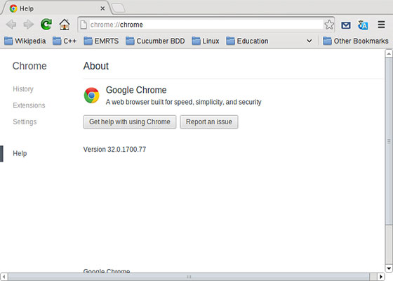 Скриншот программы google chrome 32