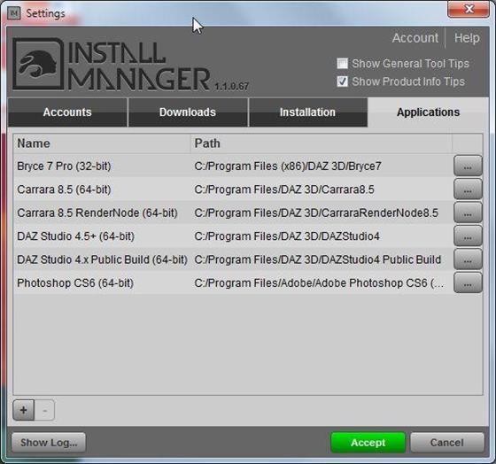 Скриншот программы install manager