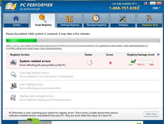 Скриншот программы pc performer