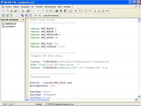 Скриншот программы nsis