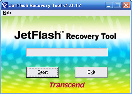 Скриншот программы jetflash recovery tool