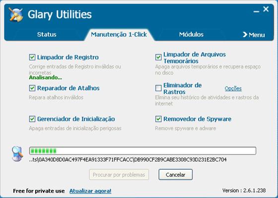 Скриншот программы glary utilities для windows 10