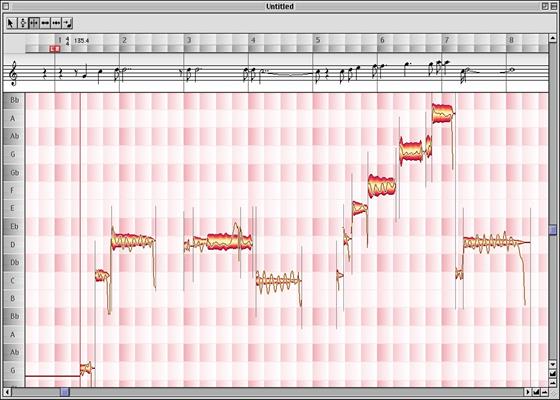 Скриншот программы melodyne