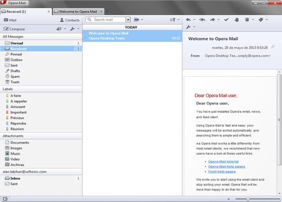 Скриншот программы opera для windows 10