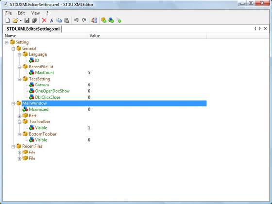 Скриншот программы stdu xml editor